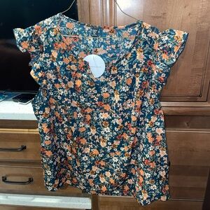 Brand: SHEIN curve Color: flower print Size: 3XL